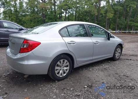 2012 Honda Civic Lx из США, поврежденный, VIN 19XFB2F53CE064306